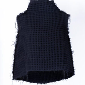 Short Wool Waffle Top / Vest